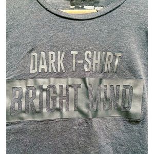 Long sleeve Zara T “Dark shirt bright mind”
